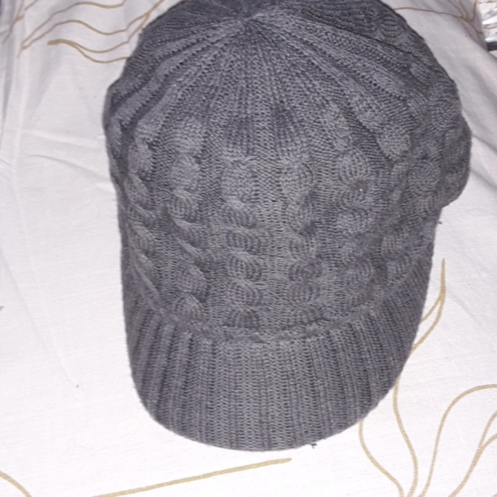 Fair weather accessories Gray embossed hat